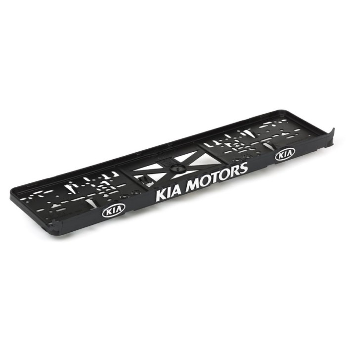 Set suport placute numar inmatriculare auto 3D (fata + spate) Kia