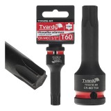 Cheie tubulara de impact TORX 1 / 2&quot;, T60, Cr-Mo, Tvardy T00216-60