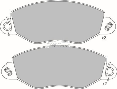 Set placute frana,frana disc FORD TRANSIT bus (FD, FB, FS, FZ, FC) (2000 - 2006) KRIEGER 0950006309 foto