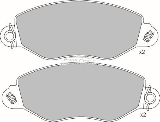 Set placute frana,frana disc FORD TRANSIT bus (FD, FB, FS, FZ, FC) (2000 - 2006) KRIEGER 0950006309