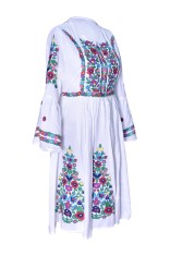 Rochie traditionala, dama, RA20 , marime S, alb