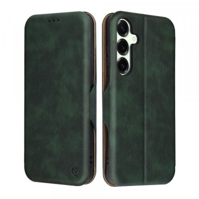 Husa pentru Samsung Galaxy S25+ S936, Techsuit, Safe Wallet Plus, Verde foto