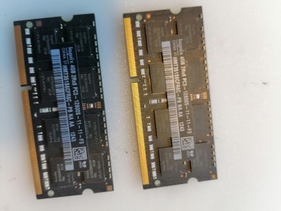 memorie ram laptop 4 gb ddr3 1600 mhz , hynix ,functionala 4GB 2Rx8 PC3 12800S 11 11 F3 foto