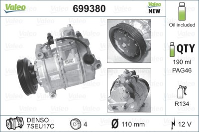 VALEO 699380 VALEO CORE-FLEX Compresor, climatizare foto