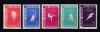 ROMANIA 1956 LP 422 JOCURILE OLIMPICE MELBOURNE SERIE MNH, Nestampilat