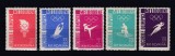 ROMANIA 1956 LP 422 JOCURILE OLIMPICE MELBOURNE SERIE MNH
