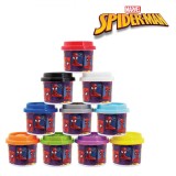 Plastilină Set, AS, Disney Spiderman, 10 Recipiente, Capac Formă, Capacitate 280g, Multicolor