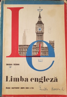 LIMBA ENGLEZA MANUAL PENTRU CLASA A IV-A - Galateanu foto