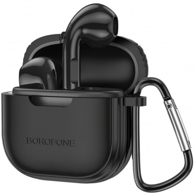 Handsfree Bluetooth Borofone BW29, TWS, Negru foto