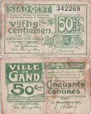 1916 ( 1 I ) , 50 centiemen - Gent ( Belgia )