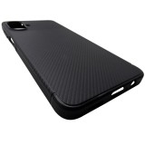 Husă spate Auto Focus aspect Carbon, silicon negru, pentru Samsung Galaxy A07 4G