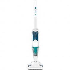 Aspirator vertical cu abur Rowenta Clean Steam Revolution RY7777WH, 0.3 L, 1500 W, Filtru anticalcar, Accesoriu covoare, 60 kWh/an, Autonomie 30 min,