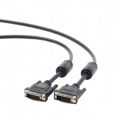 Cablu video Gembird CC-DVI2-BK-10 Dual link DVI-D/DVI-D (24+1) 3m Negru foto