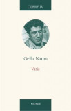 Opere IV. Varia - Gellu Naum, 2020