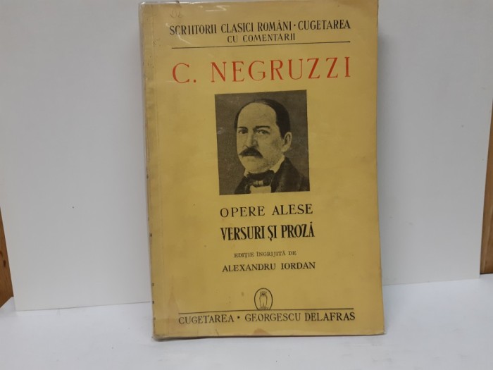 Negruzzi, VERSURI SI PROZA, BUCURESTI, 1941