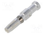 Pin tată argintat 2,5mm&sup2; crimpat pe cablu BINDER 696
