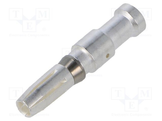 Pin tată argintat 2,5mm&sup2; crimpat pe cablu BINDER 696