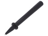 Terminal de măsurare 32A negru 4mm 130mm