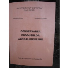 CONSERVAREA PRODUSELOR AGROALIMENTARE - STRASSER HORATIU