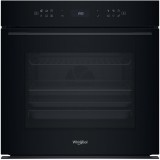 Cuptor incorporabil Whirlpool WOI78PT1SBA, Electric, Autocuratare pirolitica + hidrolitica, 73 l, Clasa A+, 6th Sense, negru