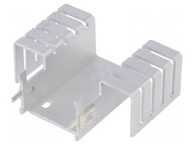 Radiator Negru TO220 42.1mm x 51mm x 18.5mm foto