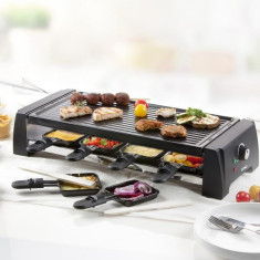 Gratar electric raclette DO9189G, 1200 W, 8 persoane