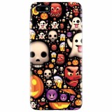 Husa silicon pentru Huawei Y5 Prime 2018, Emoji Mess