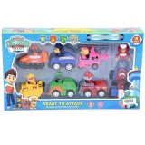 Set figurine Paw Patrol - patrula catelusilor autovehicule