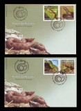 2011 Romania, 2 FDC Reptile din Romania LP 1887, plicuri prima zi