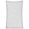 VidaXL Plasă de remorcă cu funie elastică, negru, 4x2,5 m, PP
