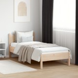 Cumpara ieftin Cadru de pat fără saltea, 90x200 cm, lemn masiv pin