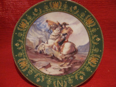 BRADEX - FARFURIE DECORATIVA PORTELAN LIMOGES FRANTA - NAPOLEON BONAPARTE foto