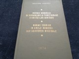 Cumpara ieftin NORME GENERALE DE ORGANIZARE SI FUNCTIONARE A UNITATILOR SANITARE 1974