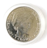 GIBRALTAR 1 CROWN 1991 A X A ANIVERSARE A NUNTII PRINTESEI DIANA LADY DI UNC IN CAPSULA (CITITI DESCRIEREA), Europa, Argint