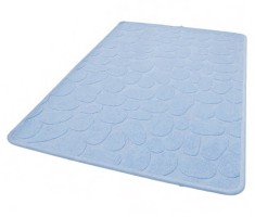 Set de 2 covorase pentru baie, bumbac 100%, Stone Blue foto