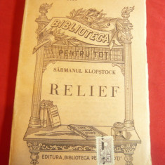 Sarmanul Klopstock - Relief- cca 1945 BPT 1417-1418 ,142 pag