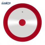 SET 3 CAPACE STICLA CU MARGINE DIN SILICON AJUSTABILA 16/18/20, Heinner