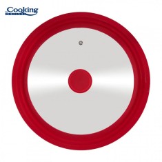 SET 3 CAPACE STICLA CU MARGINE DIN SILICON AJUSTABILA 16/18/20