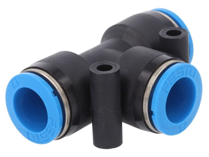 Conector teu mufabil polimer 12mm