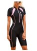 Costum de baie pentru femei SBART Rash Guard, UPF 50+ Protectie UV, negru roz, XL - OUTLET