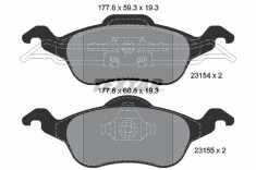 TEXTAR 2315402 Q+ set placute frana,frana disc foto