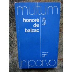 HONORE DE BALZAC-ANGELA ION