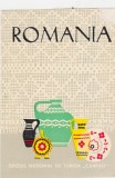 Pliant turistic vintage Rom&acirc;nia &ndash; ONT Carpați, ceramică populară