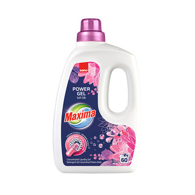 Detergent Pentru Rufe, Sano, Maxima, Soft Silk, 3L foto