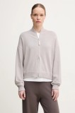 MM cardigan femei, culoarea gri, light, 2516311017600
