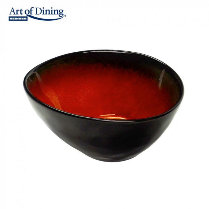 BOL OVAL CERAMICA 16 CM, VULCANO, ART OF DINING BY HEINNER