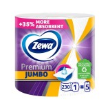 Prosop hartie Zewa Premium Jumbo, alb, 3 straturi, L 53.8 m