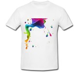 Tricou &quot; Design paint splash &quot;