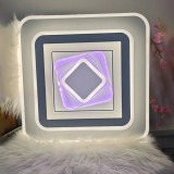 Lustra LED DOLIA, 70W, Diametru 49cm, lumina Rece/Calda/Neutra, Alb, Alessandro DESIGN