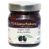 Masline Kalamata cu Continut Redus de Sare Bio 290gr Stamatakos, Stamatakos Olive Grove